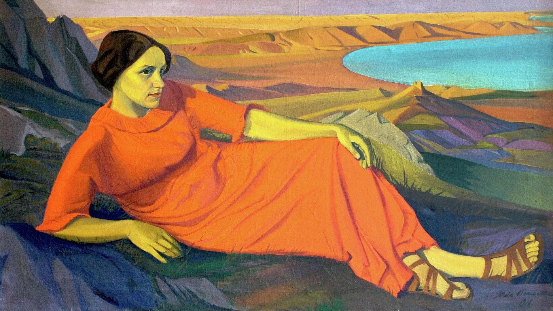 Юлия Оболенская. Автопортрет. 1918 Юлия Оболенская. Автопортрет. 1918 - РИА Новости, 1920, 17.06.2026