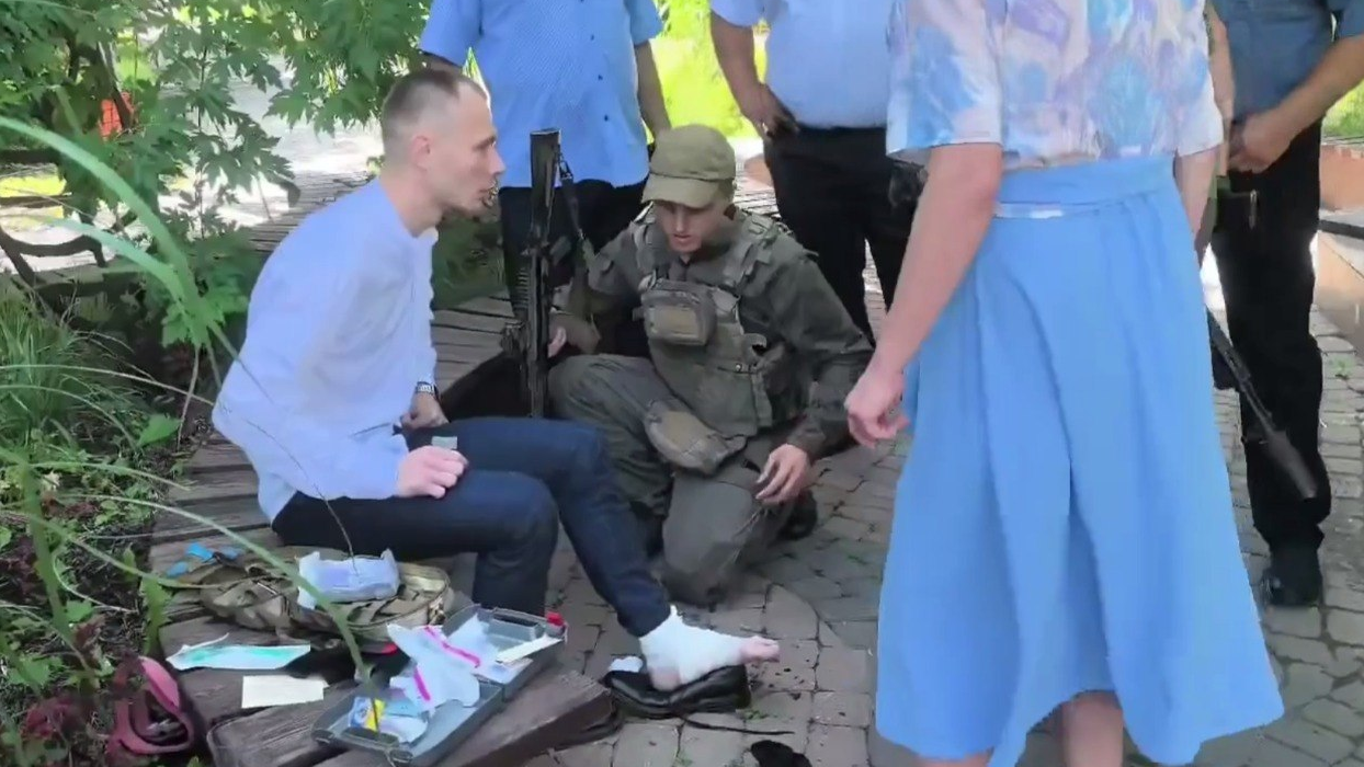 Украинский дрон атаковал свадьбу в центре Белгорода Украинский дрон атаковал свадьбу в центре Белгорода - РИА Новости, 1920, 23.07.2026
