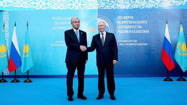 Рабочая поездка президента Владимира Путина в Омск