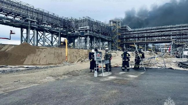Пожар на Амурском ГХК Пожар на Амурском ГХК