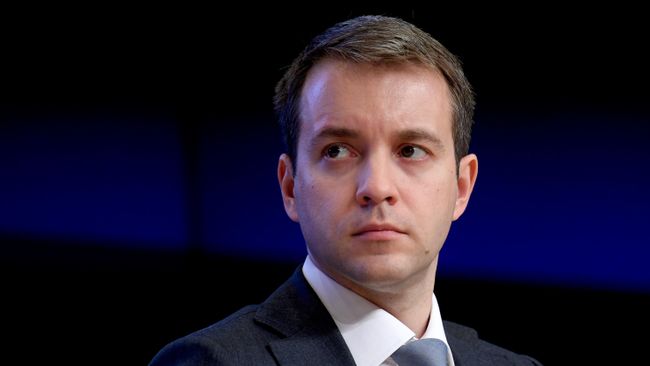 Министр связи и массовых коммуникаций Российской Федерации Николай Никифоров во время заседания в Международном мультимедийном пресс-центре МИА Россия сегодня.
