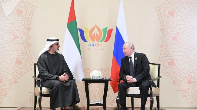 Путин и наследный принц ОАЭ