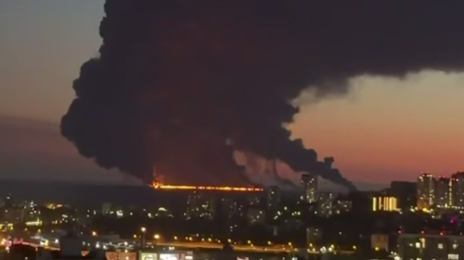 Пожар на танкере Aframax Rio в Черном море