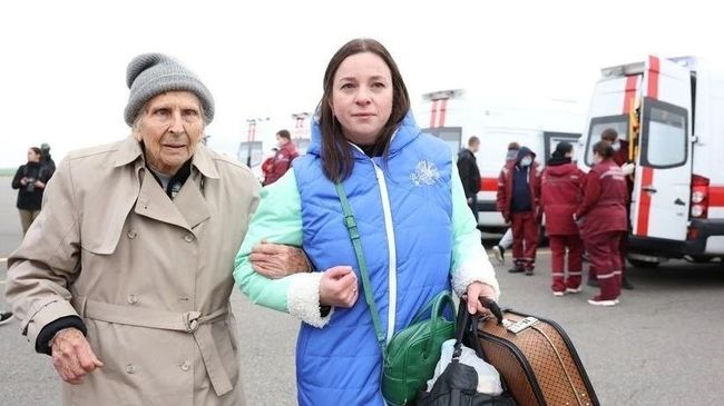Гуманитарная миссия по эвакуации жителей Алешек из Херсонской области