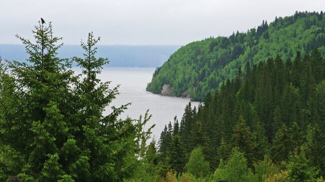 Вид на Камское водохранилище