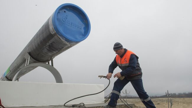 Начало строительства газопровода Южный поток