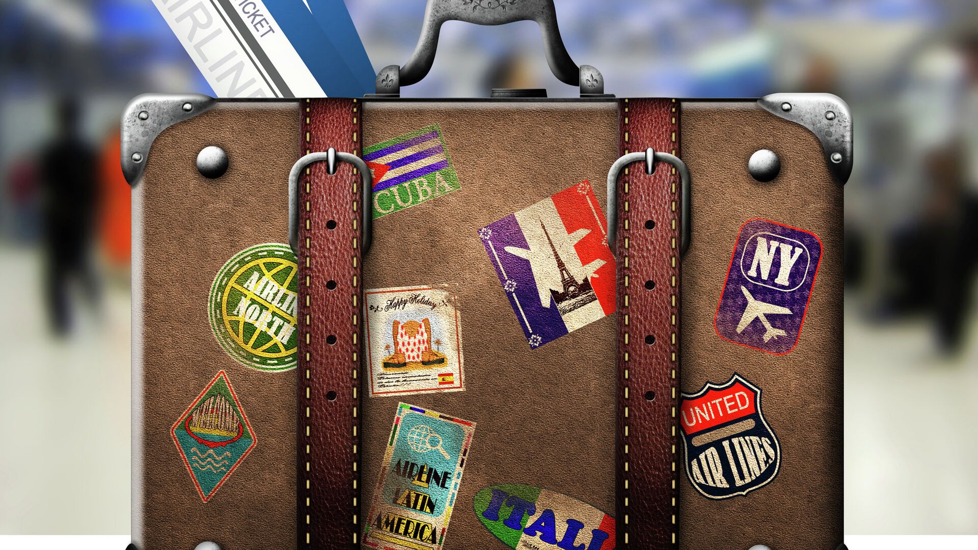 Чемодан туриста - РИА Новости, 1920, 22.12.2025