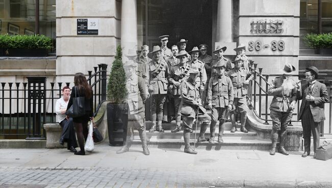 Фотоколлаж к 100-летию начала Первой мировой войны