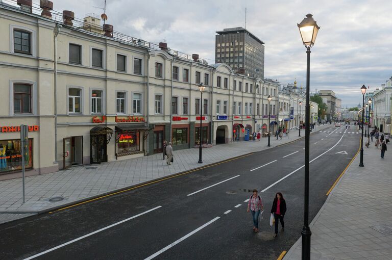 Открытие пешеходной зоны на Маросейке и Покровке. Открытие пешеходной зоны на Маросейке и Покровке.