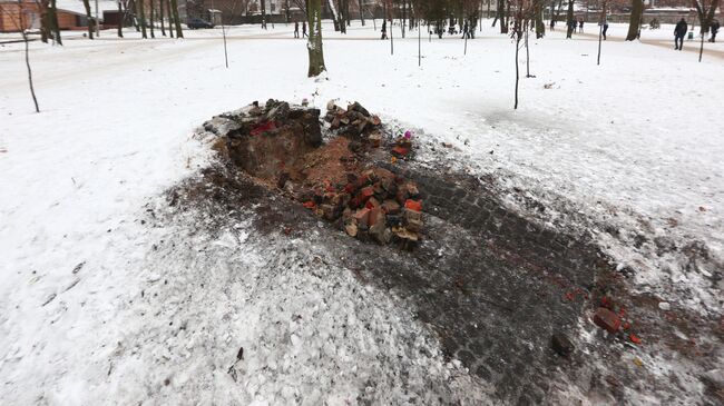 Последствия взрыва в Харькове. Архивное фото