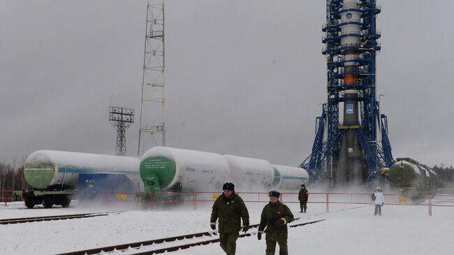 Стартовый комплекс космодрома Плесецк