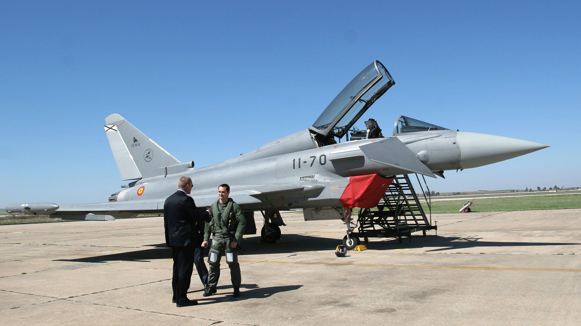 Истребитель Eurofighter ВВС Испании - РИА Новости, 1920, 31.03.2022