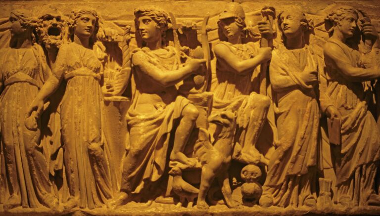 Фрагмент стенки саркофага