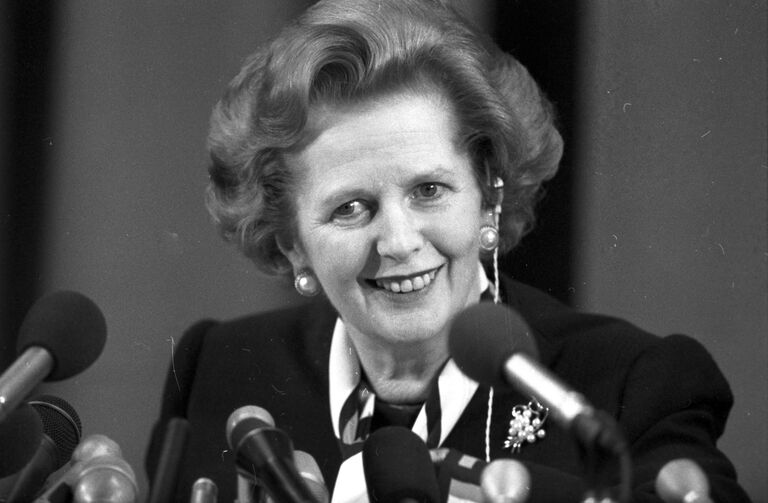 Премьер-министр Великобритании Маргарет Тэтчер