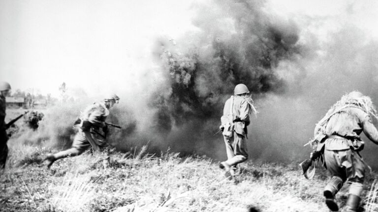 Бой в Белоруссии. 1941 год. Великая Отечественная война 1941-1945 годов