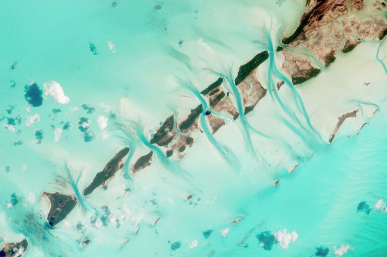 Фотография пиратских островов из космоса 