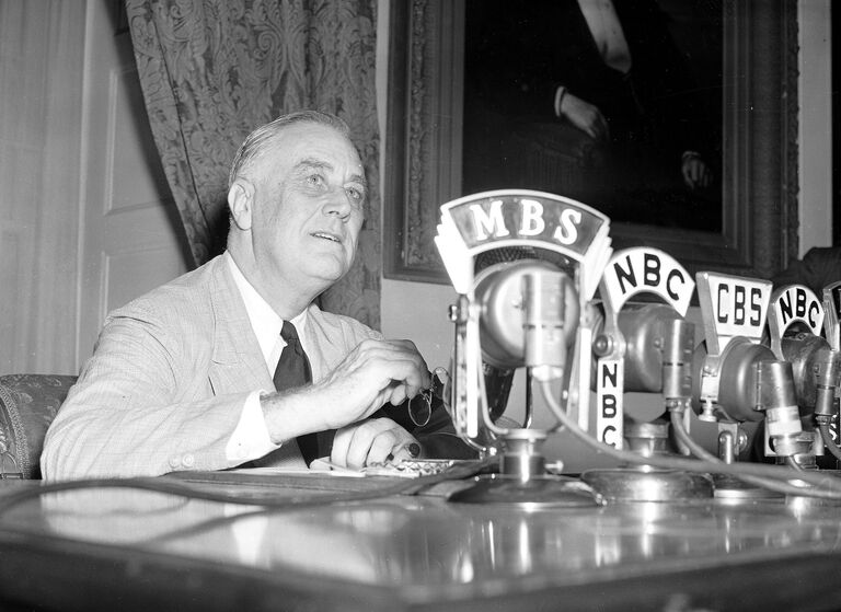 Президент США Франклин Делано Рузвельт