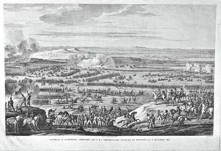 Гравюра Битва при Аустерлице