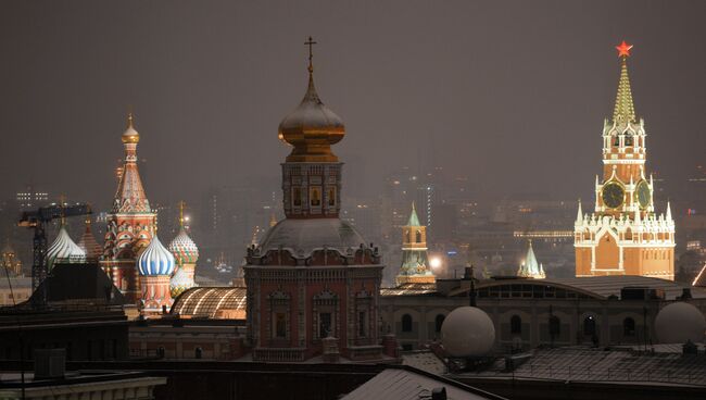 Вид на Москву