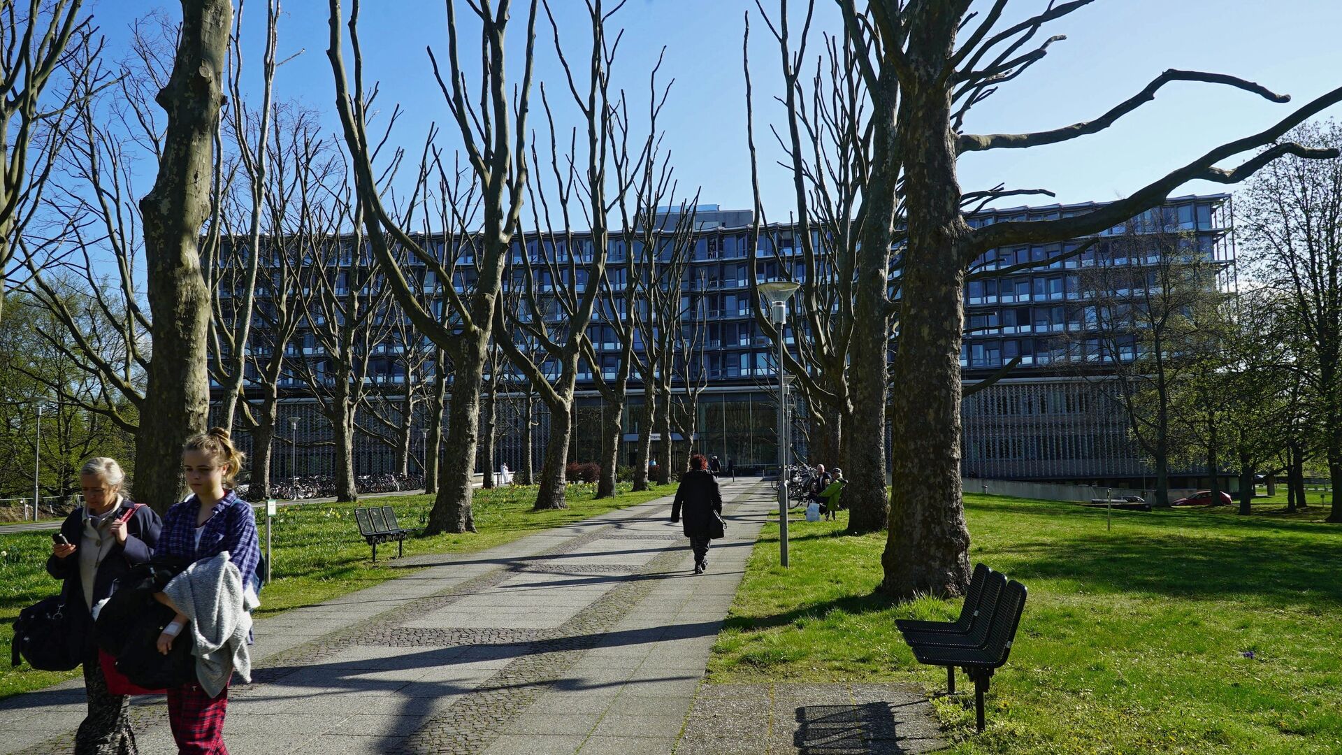 Здание клиники Charite' campus Benjamin Franklin в Берлине - РИА Новости, 1920, 03.04.2021