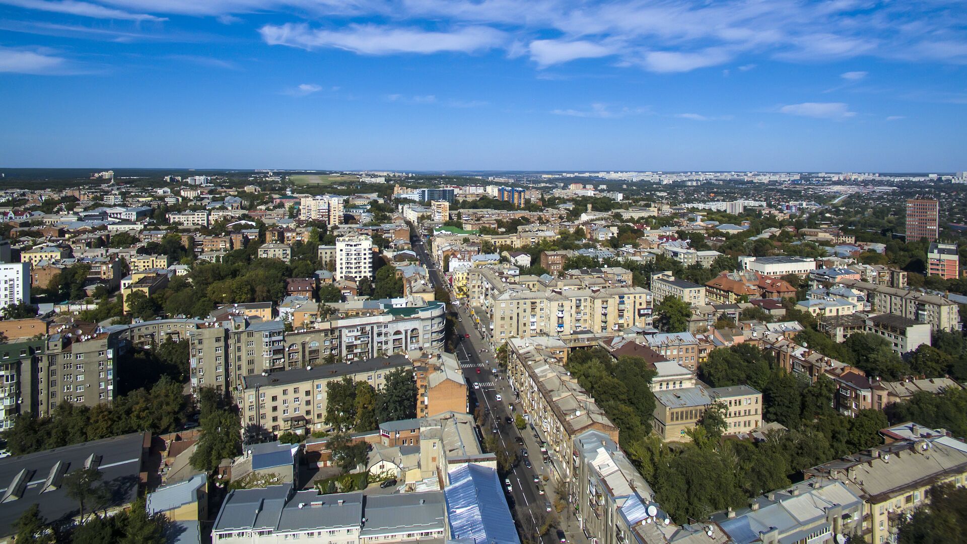 Панорама Харькова, Украина - РИА Новости, 1920, 14.09.2022