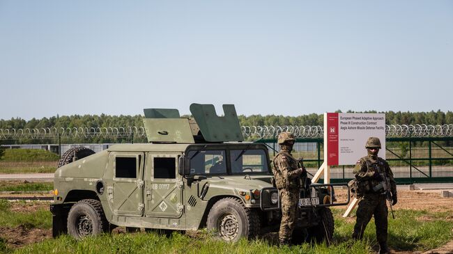 Церемония начала строительства комплекса ПРО США в поселке Редзиково, Польша. Архивное фото