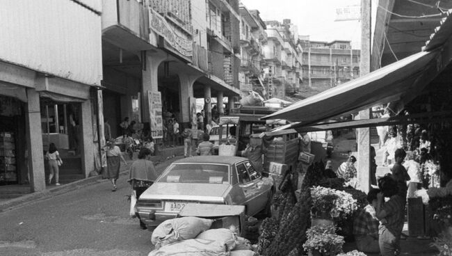 Вид в центре города Багио. Филиппины