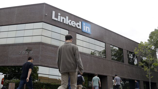 Штаб-квартира компании LinkedIn в Калифорнии, США