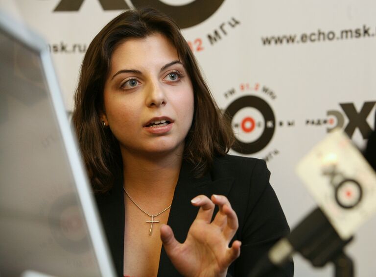 Главный редактор агентства Россия сегодня и телеканала RT Маргарита Симоньян