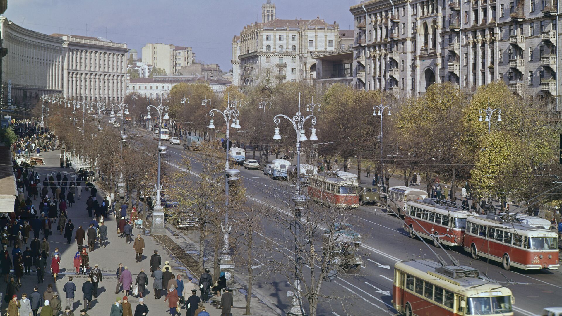 Улица Крещатик в Киеве - РИА Новости, 1920, 13.03.2021