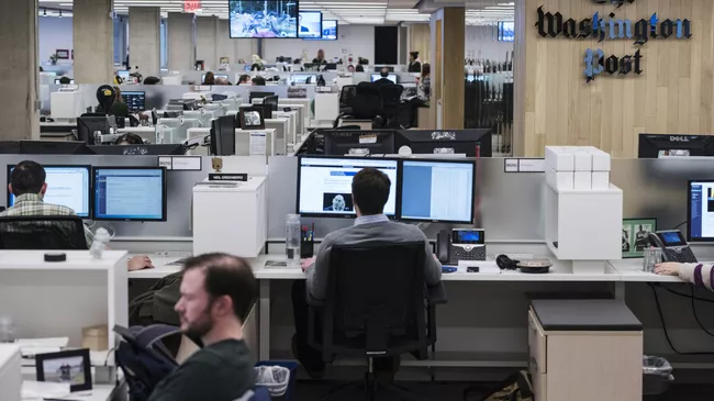 Редакция газеты The Washington Post в Вашингтоне, США