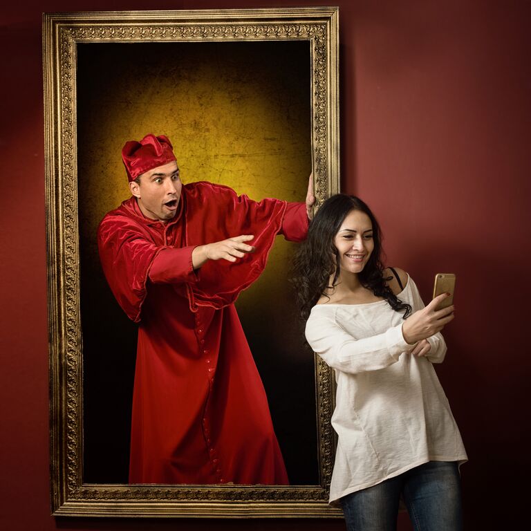 Селфи в музее