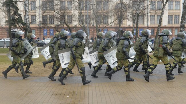 В Минске прошла несанкционированная акция оппозиции