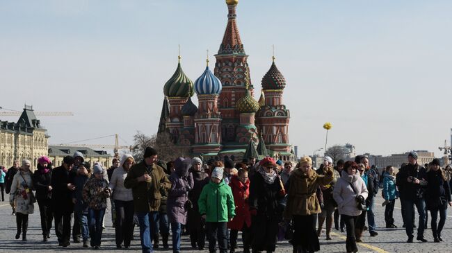 Красная площадь в Москве