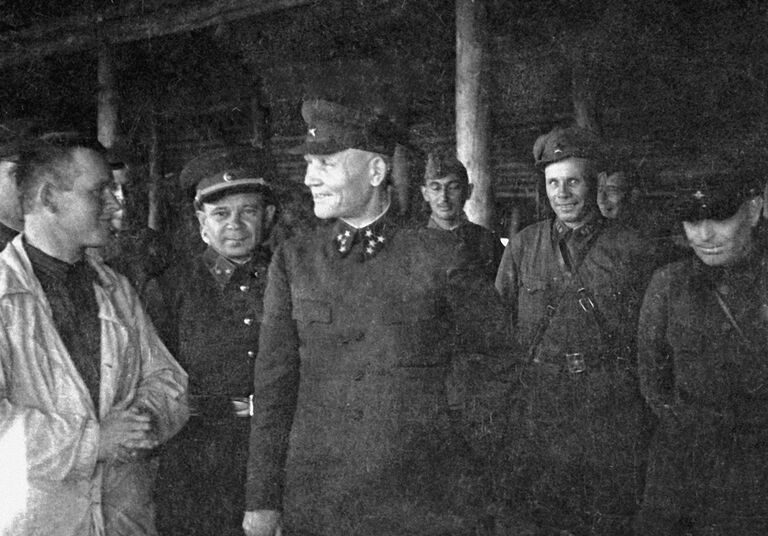 Командующий Калининским фронтом генерал-полковник Иван Конев. 1941 год 