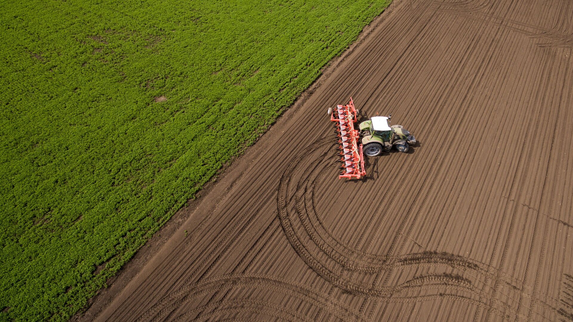 Посевная и весенние полевые работы на полях АО Агрообъединение Кубань в Краснодарском крае - РИА Новости, 1920, 11.08.2025