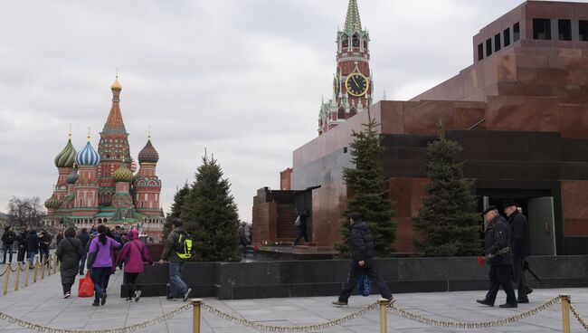 Мавзолей В.И. Ленина на Красной площади