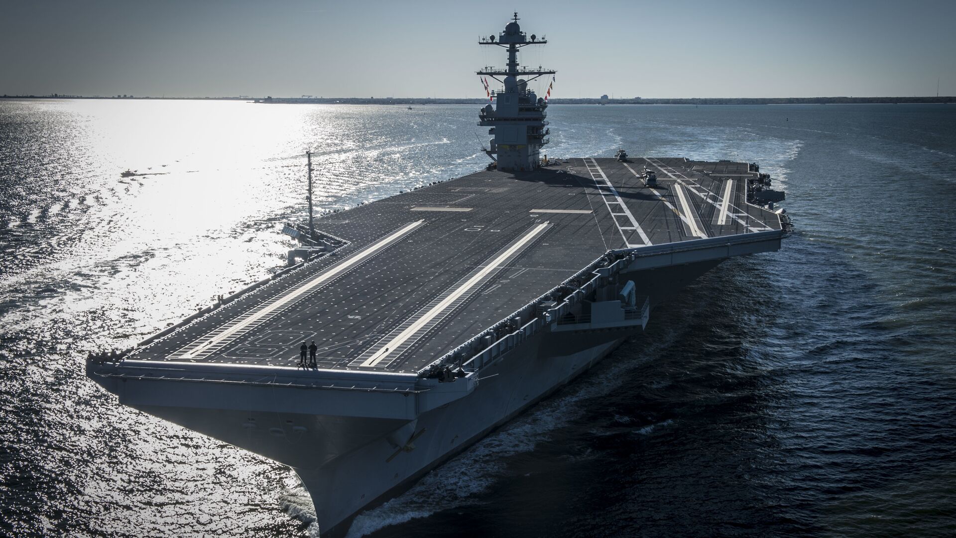 Авианосец USS Gerald R. Ford - РИА Новости, 1920, 10.06.2020