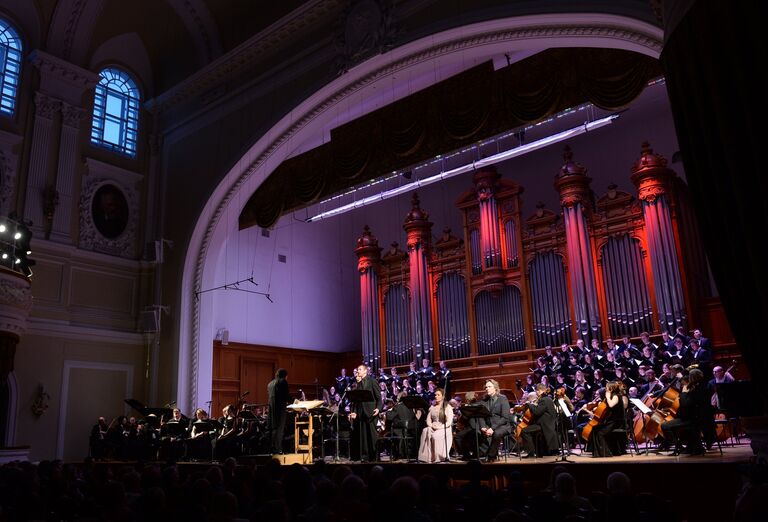 Концерт в Большом зале Московской консерватории Концерт в Большом зале Московской консерватории