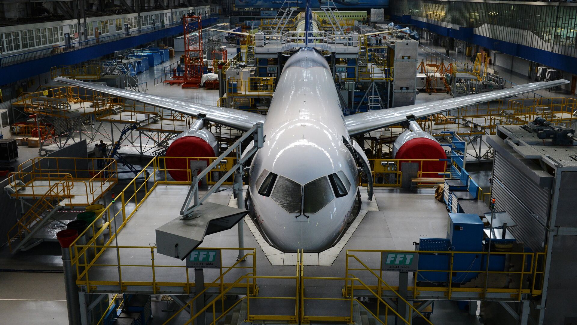 Цех сборки самолета МС-21-300 на авиазаводе корпорации Иркут.  - РИА Новости, 1920, 12.03.2026