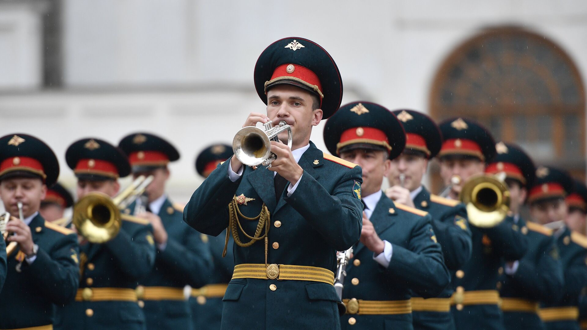 Военный оркестр. Архив - РИА Новости, 1920, 24.05.2024