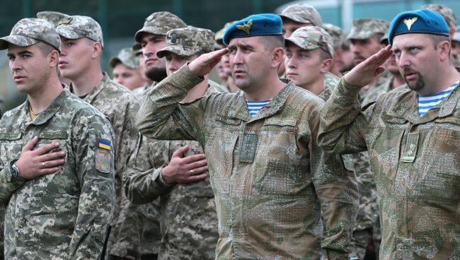 Военнослужащие армии Украины. Архивное фото