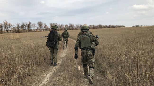 Бойцы разведывательно-штурмового батальона, Донбасс