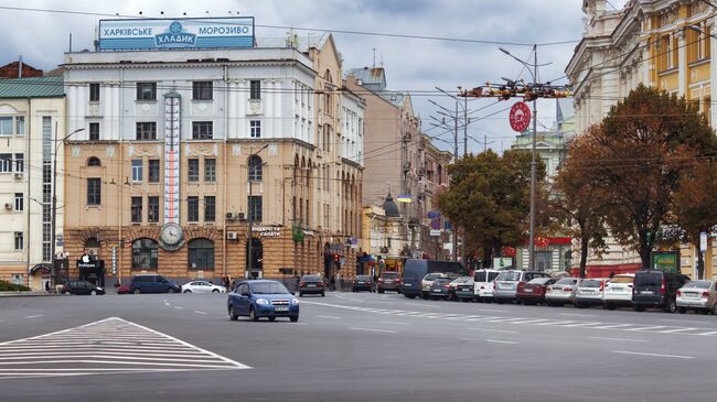 Площадь Конституции в Харькове. Архивное фото