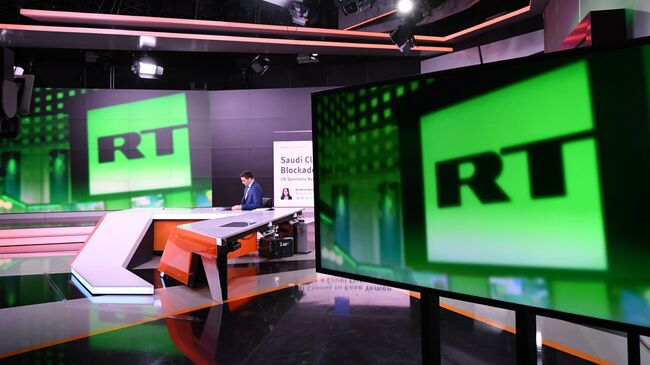 Студия телеканала RT 