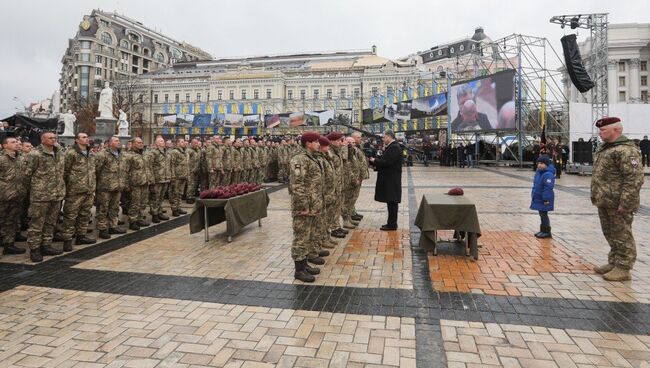 Участие Президента в церемонии переименования Высокомобильных десантных войск в Десантно-штурмовые войска и установление Дня десантно-штурмовых войск ВСУ. 21 ноября 2017