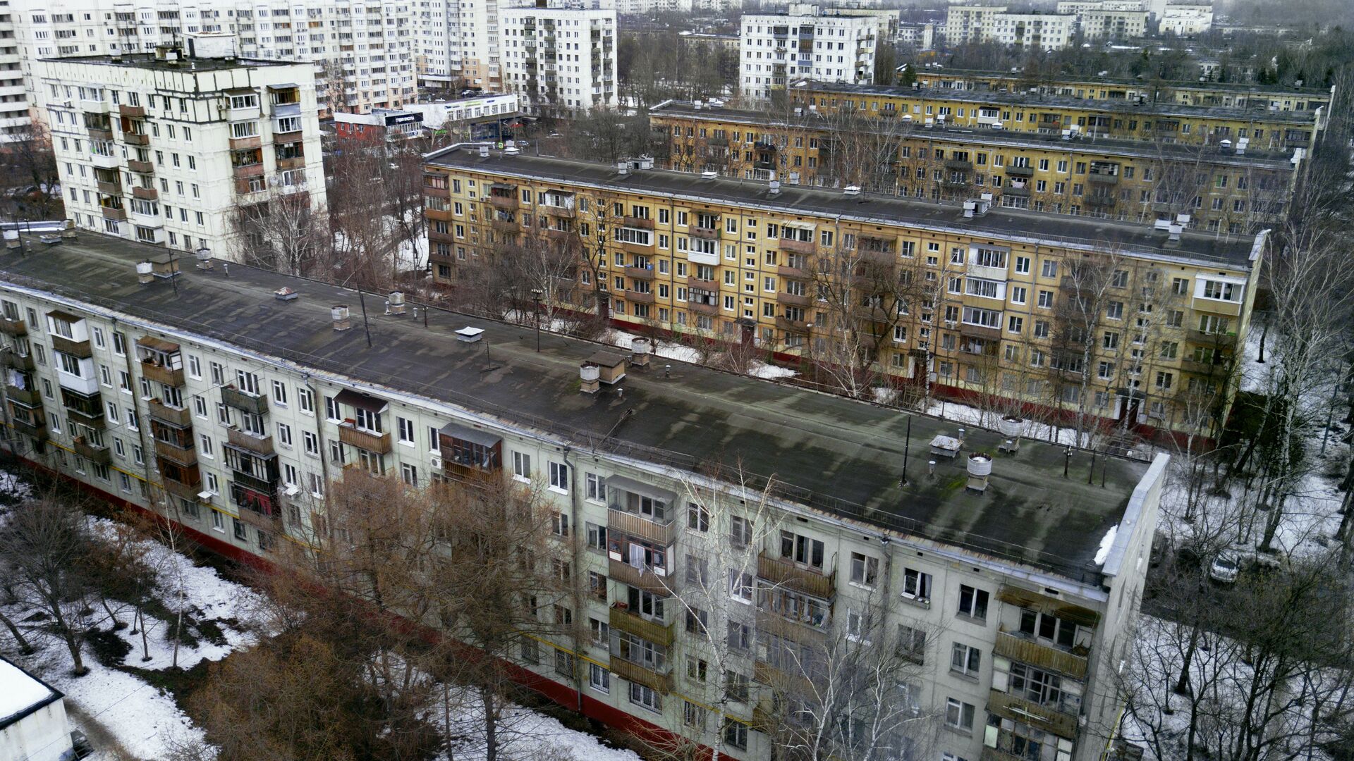 Жилые дома в районе Кузьминки в Москве - РИА Новости, 1920, 29.12.2025
