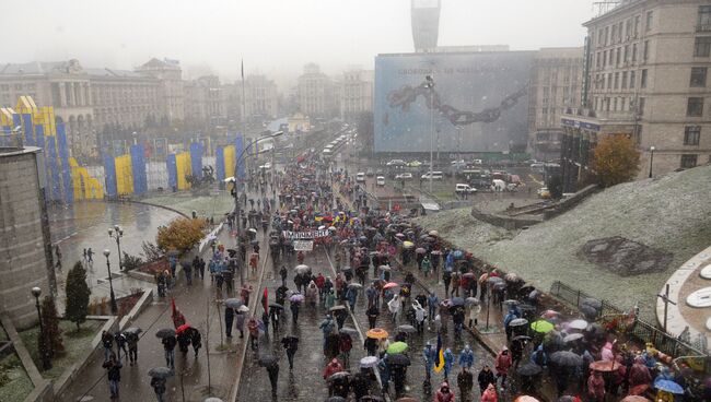 В центре Киева, Украина