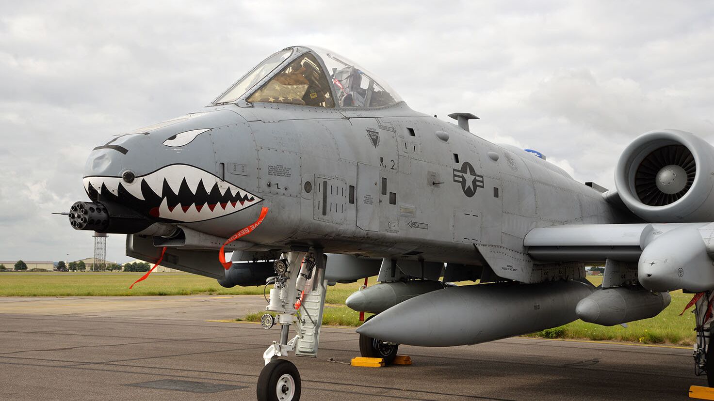 Американский штурмовик A-10 Thunderbolt II на авиабазе Mildenhall в Великобритании - РИА Новости, 1920, 12.01.2024