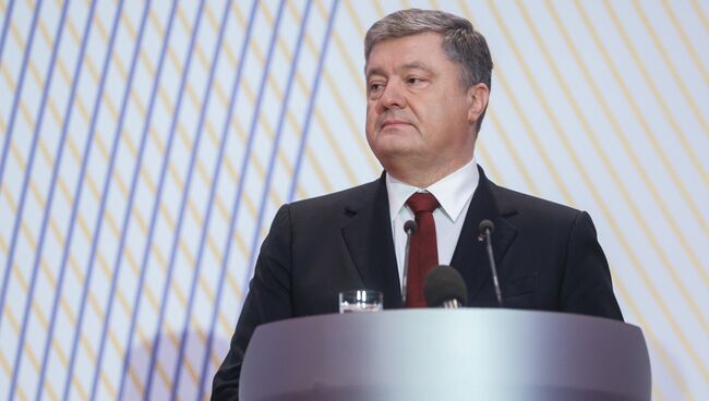 Выступление президента Украины Петра Порошенко по случаю Дня дипломатической службы